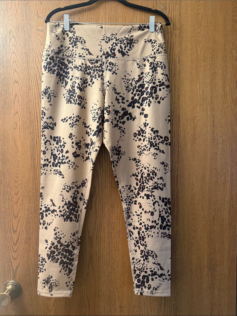 Champion Beige Animal Print Track Pants